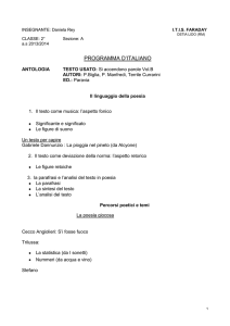 programma d`italiano