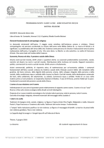 PROGRAMMA SVOLTO CLASSE 3 A RIM ANNO