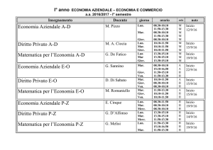 Economia Aziendale A-D Diritto Privato A