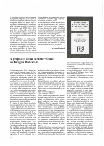 A proposito di un recente volume su Juergen Habermas