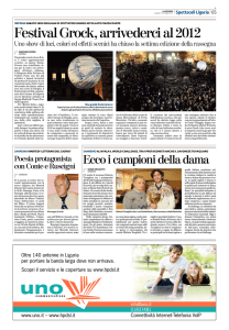 Festival Grock, arrivederci al 2012