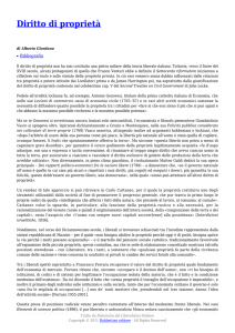 Diritto di proprietà - Biblioteca liberale