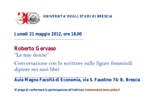 Roberto Gervaso “Le mie donne” Conversazione con lo scrittore