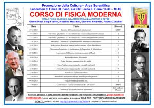 corso di fisica moderna - "E. Fermi"