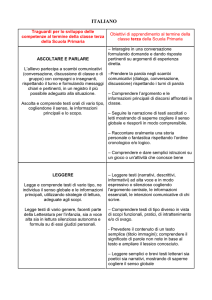 italiano - Istituto Comprensivo 1 Belluno