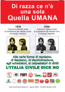 Il governo fascista inizia la schedatura dei cittadini ebrei. Compresi i