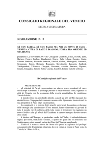 CONSIGLIO REGIONALE DEL VENETO