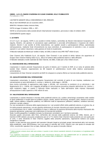 C8899 - A.V.I.P./RAMO D`AZIENDA DI CLEAR CHANNEL JOLLY