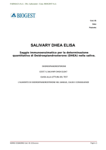 Fac-simile del report