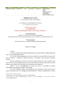 Glauco M. Genga, Intervento