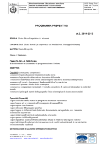 2A - Storchi - Storia Geografia