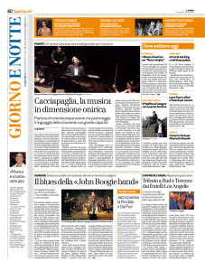 Cacciapaglia,lamusica indimensioneonirica Ilbluesdella
