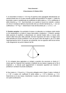 per il weekend, testi dell`esercitazione di lunedi` 13 ottobre