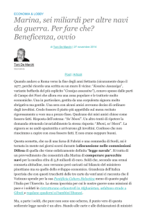 27.11.2014 ilfattoquotidiano.it sulla legge navale