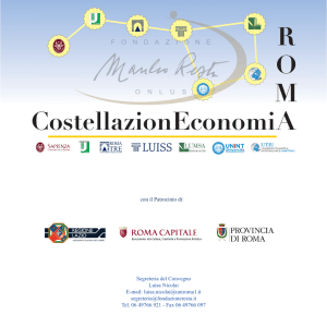 Programma del convegno - Fondazione Manlio Resta