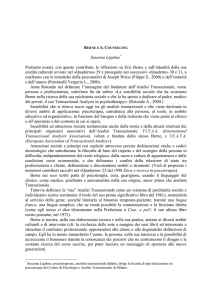 berne e il counseling