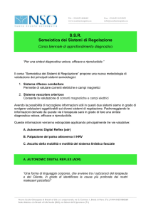 SSR Semeiotica dei Sistemi di Regolazione