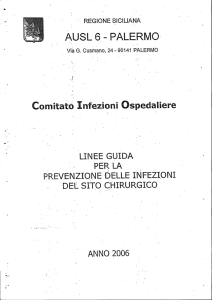 Infezioni sito chirurgico
