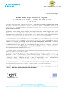 Donne, madri, mogli: un secolo di conquiste. - Cisal-Fpc