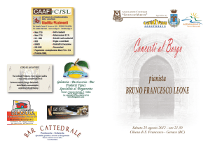 pianista BRUNO FRANCESCO LEONE