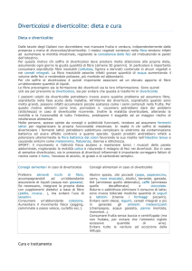 Diverticolosi e diverticolite