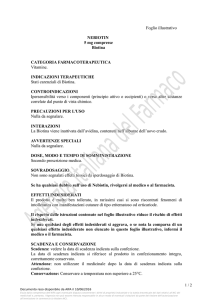 Foglio illustrativo NEBIOTIN 5 mg compresse Biotina CATEGORIA