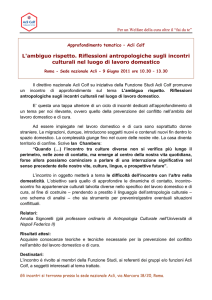 L`ambiguo rispetto. Riflessioni antropologiche sugli incontri culturali