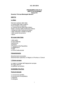 AS 2015-2016 PROGRAMMA SVOLTO di DIRITTO ed