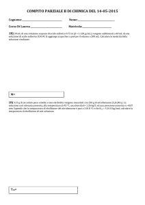 COMPITO PARZIALE B DI CHIMICA DEL 14-05-2015