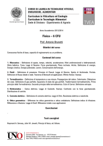 Fisica - Consorzio UNO