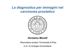 La diagnostica per immagini nel carcinoma prostatico [modalità