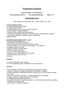 Programma di Scienze della Terra