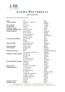 Repertory - Atelier Musicale