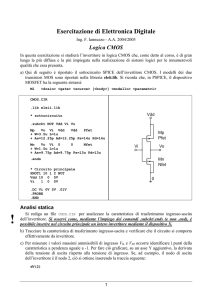 Invertitore in logica CMOS