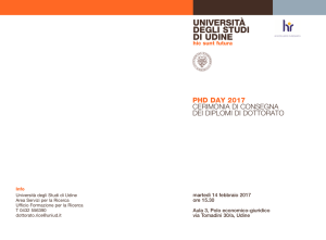 Invito - Università degli Studi di Udine