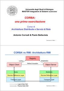 CORBA: una prima esercitazione - LIA