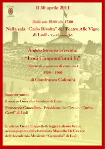 “Lodi Cinquant`anni fa”