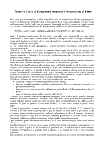 Progetto Corso Preparto