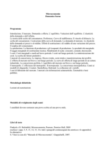 Microeconomia Domenico Sarno
