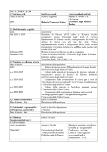 Roberto Francesco SCALON - Sociologia per la persona