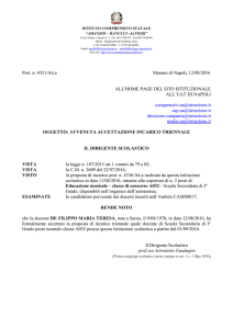 Accettazione Incarico Triennale - Istituto Comprensivo