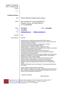SPAZIO LEGNO SNC Sede: Via Colletto, 48