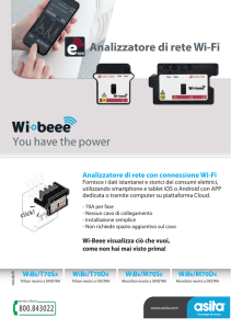 Analizzatore di rete con connessione Wi-Fi WiBe - MyW-CMS