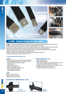 Ω LINK - Giunti in treccia di rame isolati Ω LINK