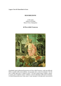 RESURREZIONE di Piero della Francesca