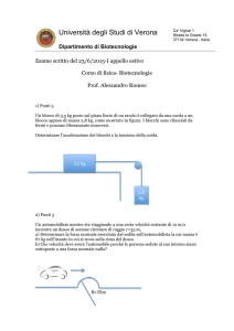 esame1-2015 - Dipartimento di Biotecnologie
