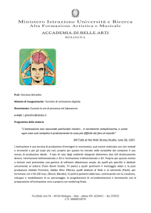 Tecniche di animazione digitale - Ghisellini - 12-13