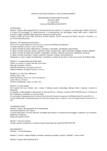 italiano - Istituto "Bandini"