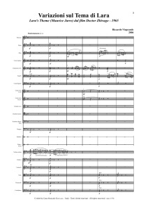 Variazioni sul Tema di Lara