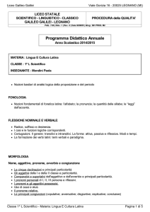 vedi PDF - `Galileo Galilei`